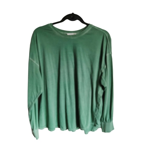 Treasure & Bond Green Long Sleeve Tee - Picture 1 of 5